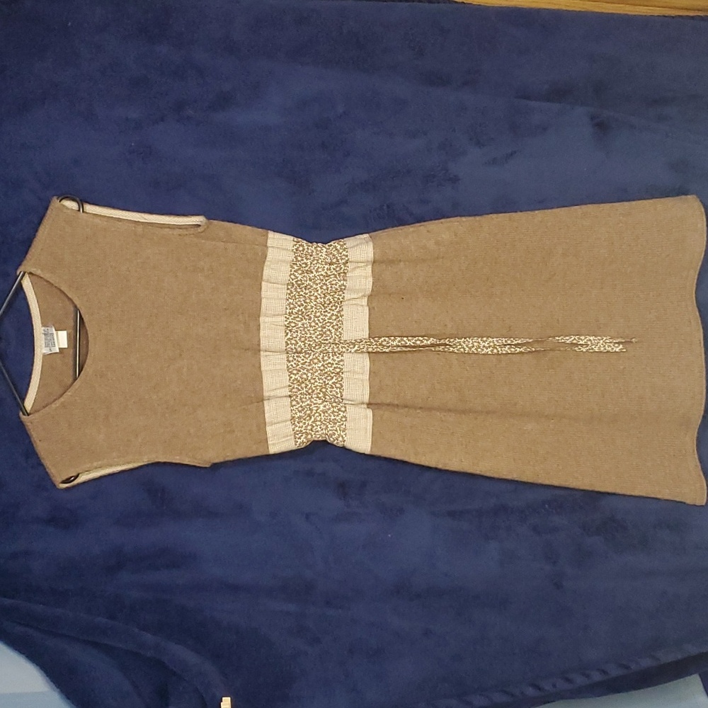 Vintage Ladies 100%Wool dress Geoffery Beene beenebag
